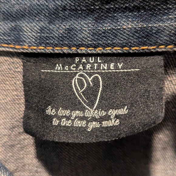 Paul McCartney Concert Medium Denim Jacket - Picture 5 of 7